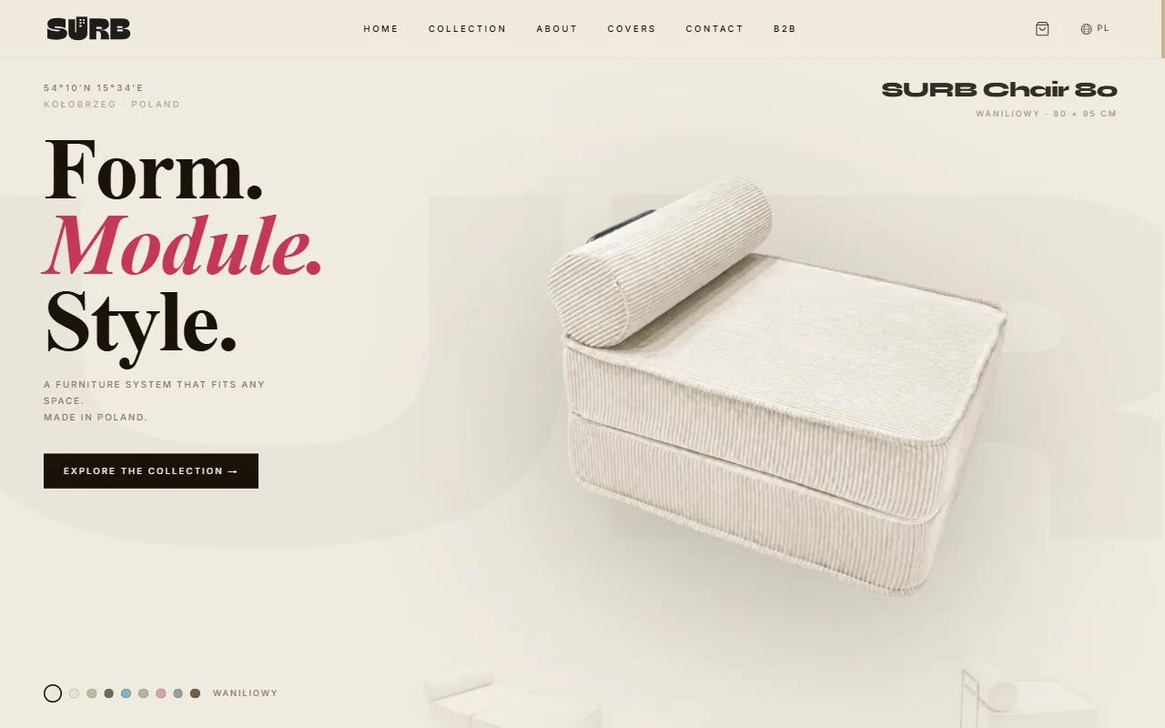SURB: storefront and dealer portal